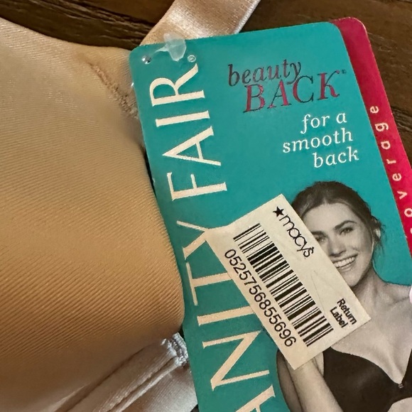 Vanity Fair Beauty Back Full-Coverage Bra Nude 75345 Size 36C - Picture 4 of 6